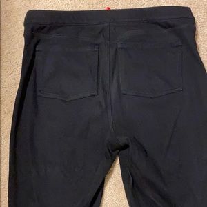 Spanx brand black “jeggings”